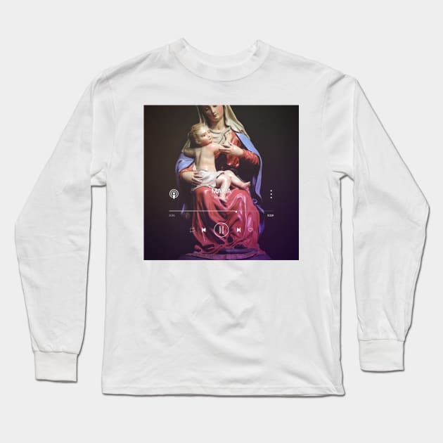 Hwasa Maria Playlist Long Sleeve T-Shirt by BTSKingdom